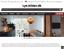 Tablet Screenshot of lys-kilden.dk